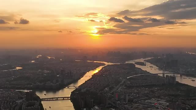 夏日廣州：霞光漫天，美輪美奐